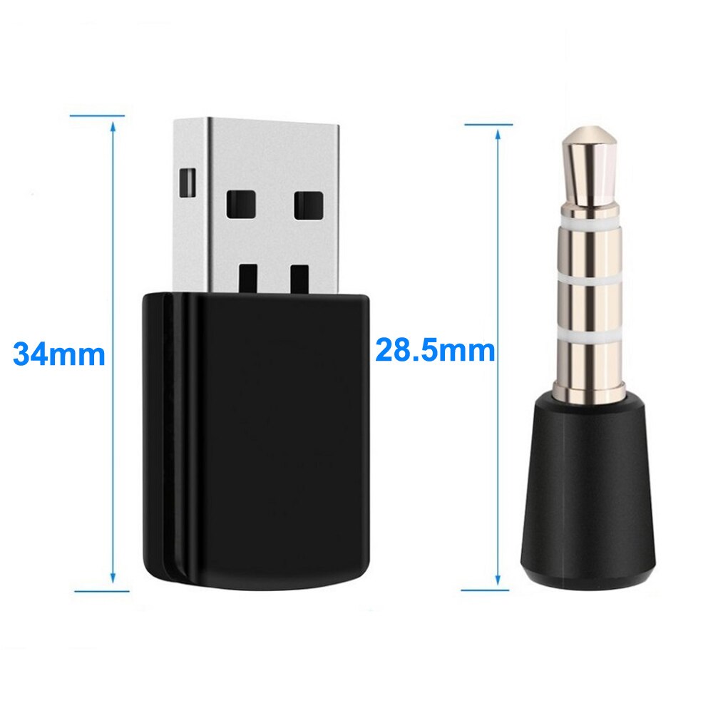 Bluetooth Wireless USB Adapter 4.0 Headphone Adapter Receiver For PS4 For Bluetooth Headsets