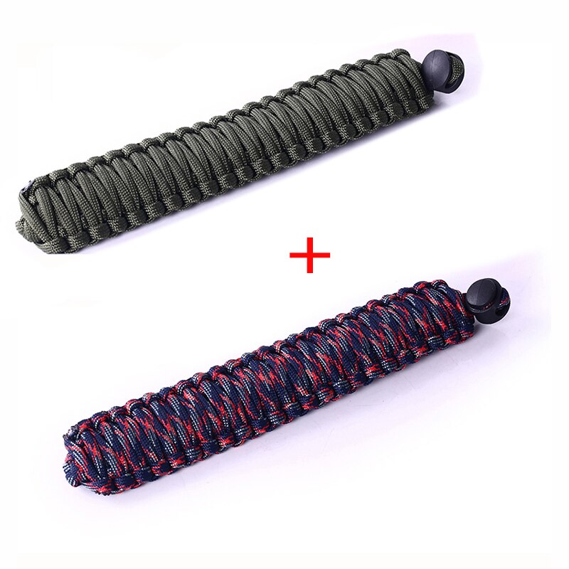 Cámara correa de mano para Canon EOS R5 R6 RP 5DII 5D3 5DIV 6DII 80D 90D 770D 800D 250D SL3 SL2 agarre Paracord trenzado pulsera: green and Camo R