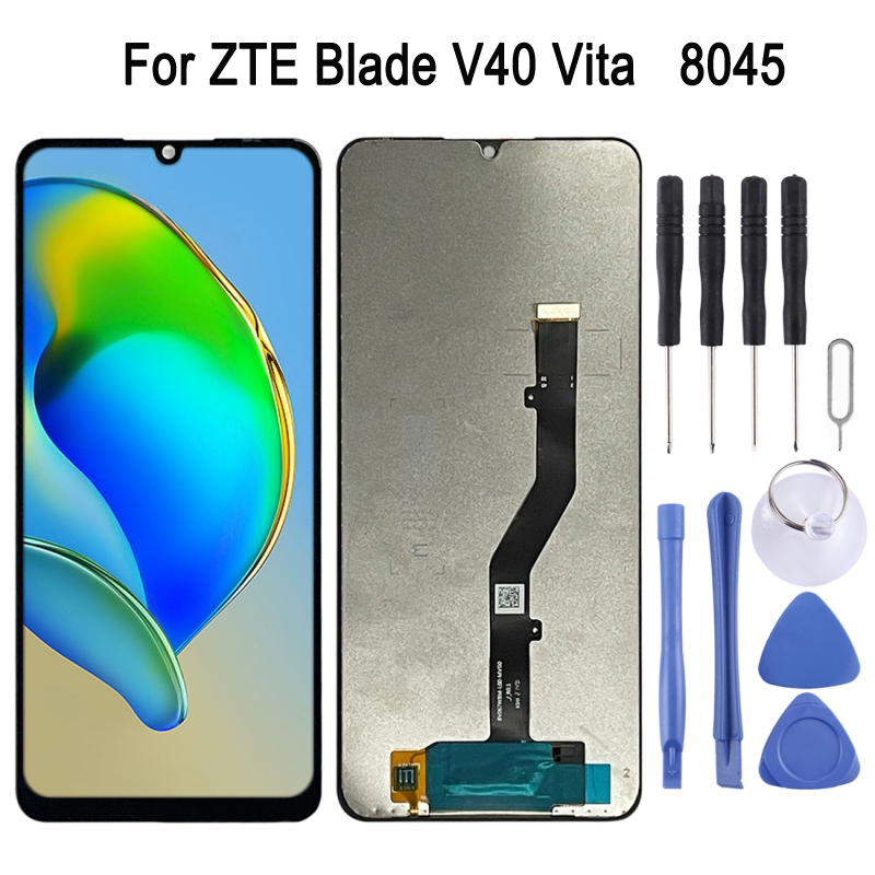 6.75 Cal IPS wyświetlacz LCD do ZTE Blade V40 Vita 8045 z digitizerem komplet naprawy części zamiennych