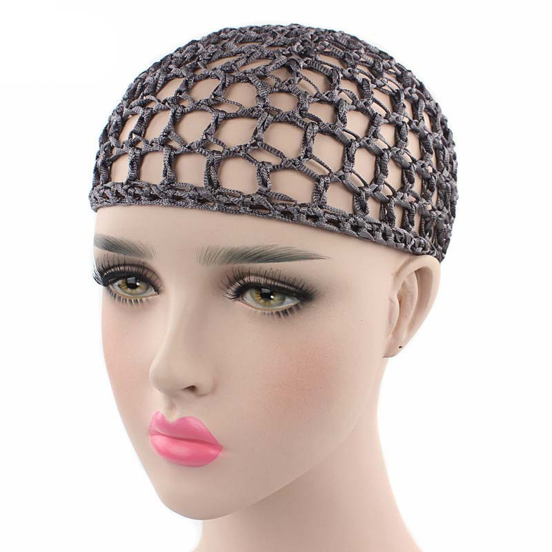 Mode Vrouwen Hand Gehaakte Haar Geweven Haar Netto Haren Cap Night Cap gezonde haren gereedschap schoonheid prosessional care tools