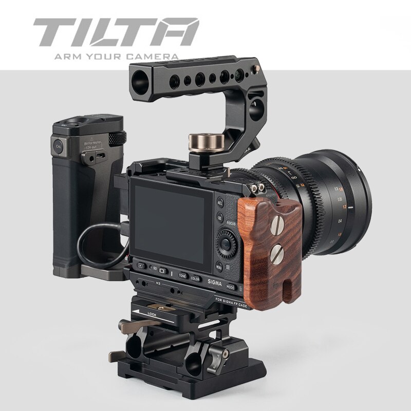 Tilta Sigma Cage de caméra pour Sigma FP SINMA FP accessoire de caméra dslr plate-forme poignée supérieure plaque de base poignée en bois