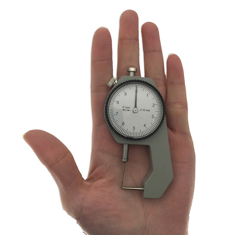 Jauges d'épaisseur de cadran 0-10mm/20mm 0.1mm testeur de largeur de papier en alliage d'aluminium