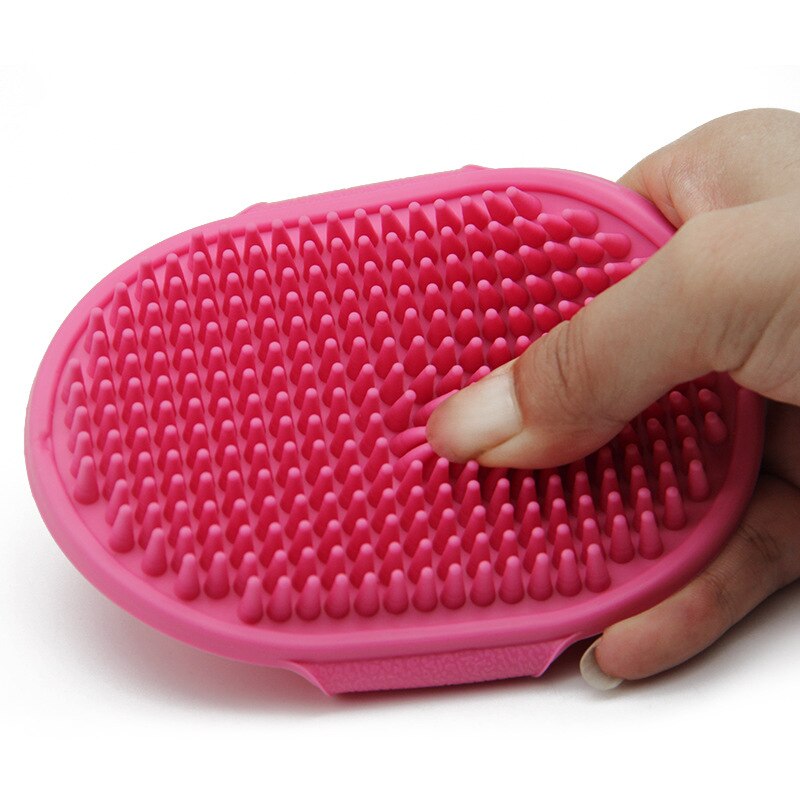 Guantes de limpieza para mascotas, cepillo de baño para perros y gatos, guante de goma para el cuidado del pelo, cepillo de masaje, suministros de limpieza para mascotas