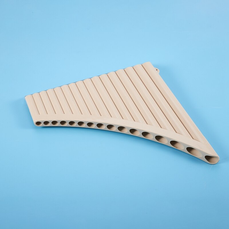 16 Buizen Pan Fluit Hars C Tone 16 Tube Leren Panflute Voor Beginner Indiase Muziek Instrument