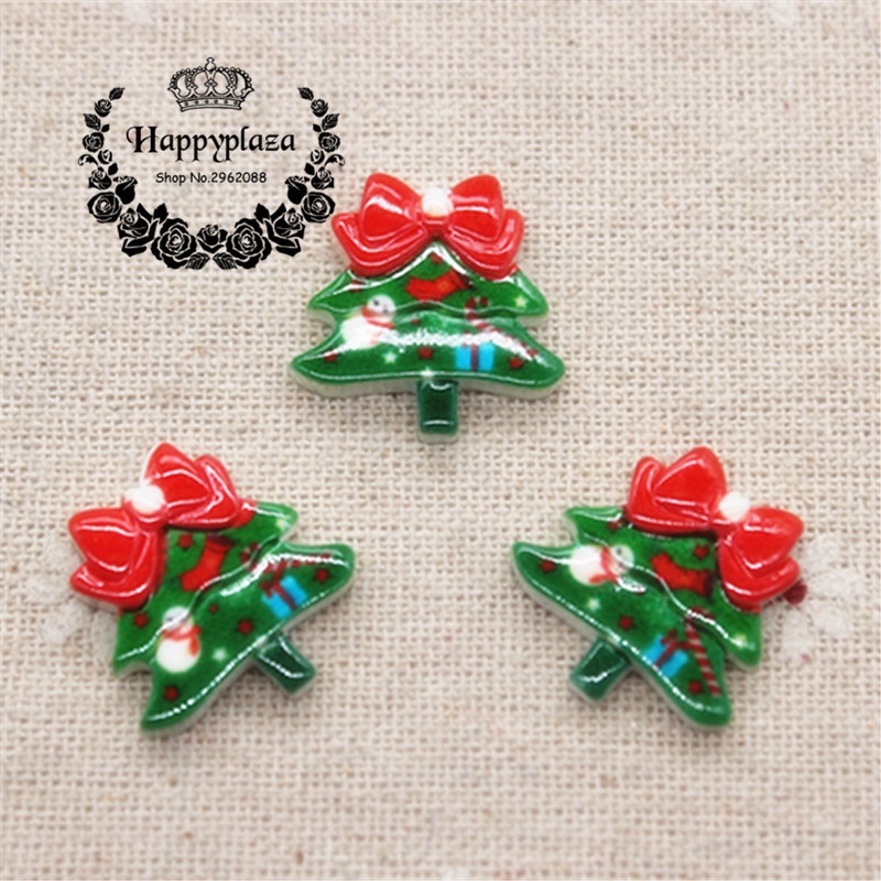 20pcs Resin Christmas Reindeer/Santa Claus/Tree/Bell/Snowman/Wreath/Sock/Glove Miniature Art Supply Decoration Charm Craft,