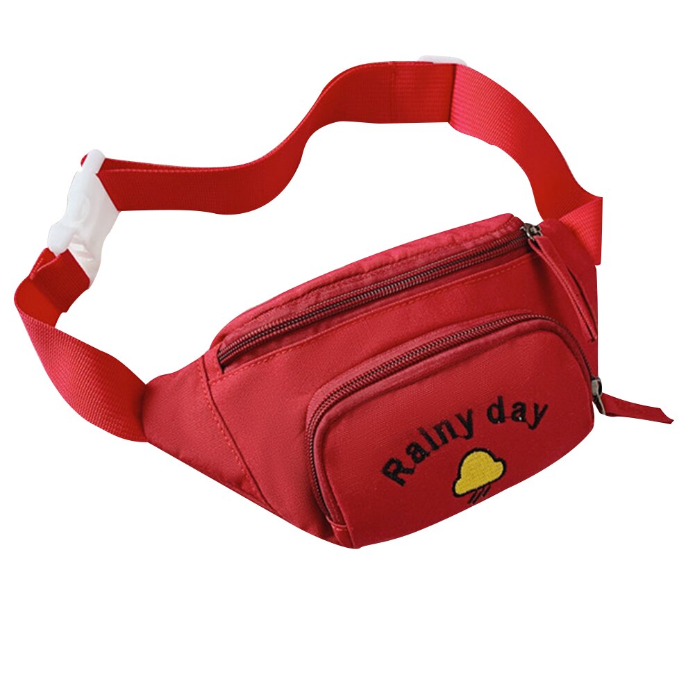 Kids Boys Girls Waist Fanny Packs Bum Bag Canvas Travel Festival Sports Purse Satchel Walking Pouch