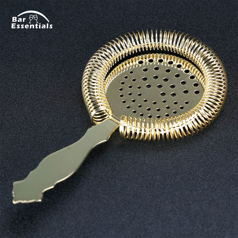 Colador de cóctel de barra de resorte de acero inoxidable, colador de Bar de lujo, colador de Bar, herramienta de Bar, colador de hielo de vino, barra de Bar
