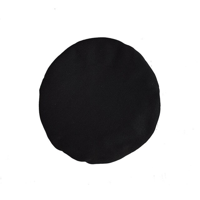 Clarinete de trompeta negro suave, tapón higiénico a prueba de polvo, reducción de ruido, funda para campana, accesorio para instrumento de saxofón: S