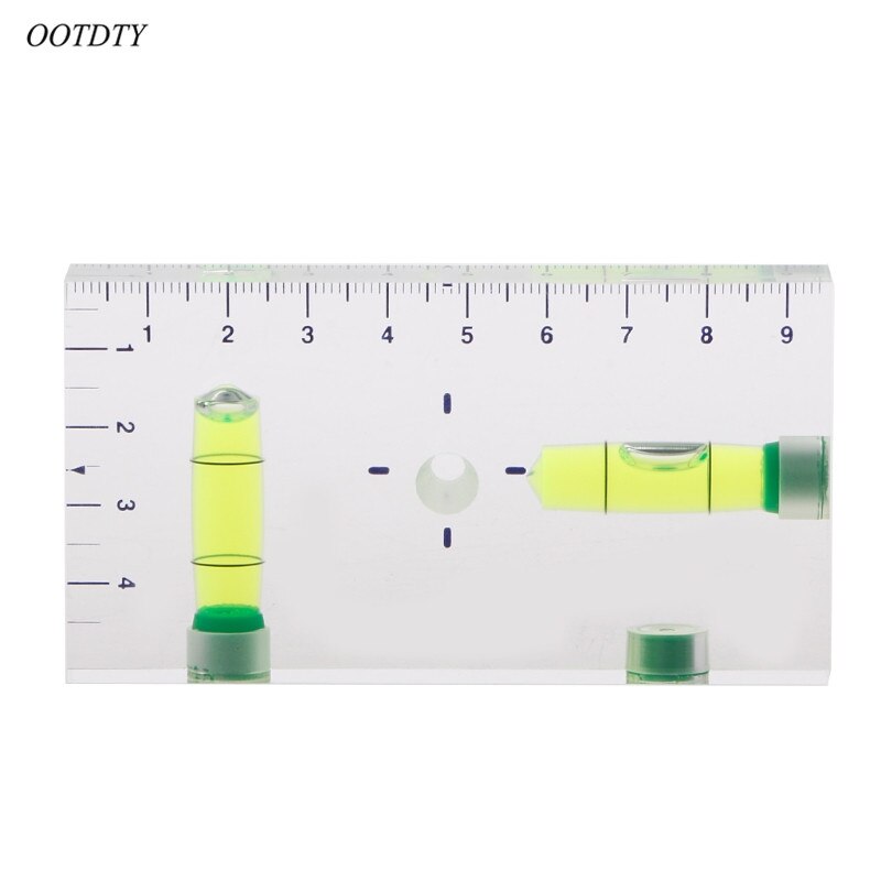 Hög precision transparent tvåriktad magnetisk nivå bubbla mini vattenpass