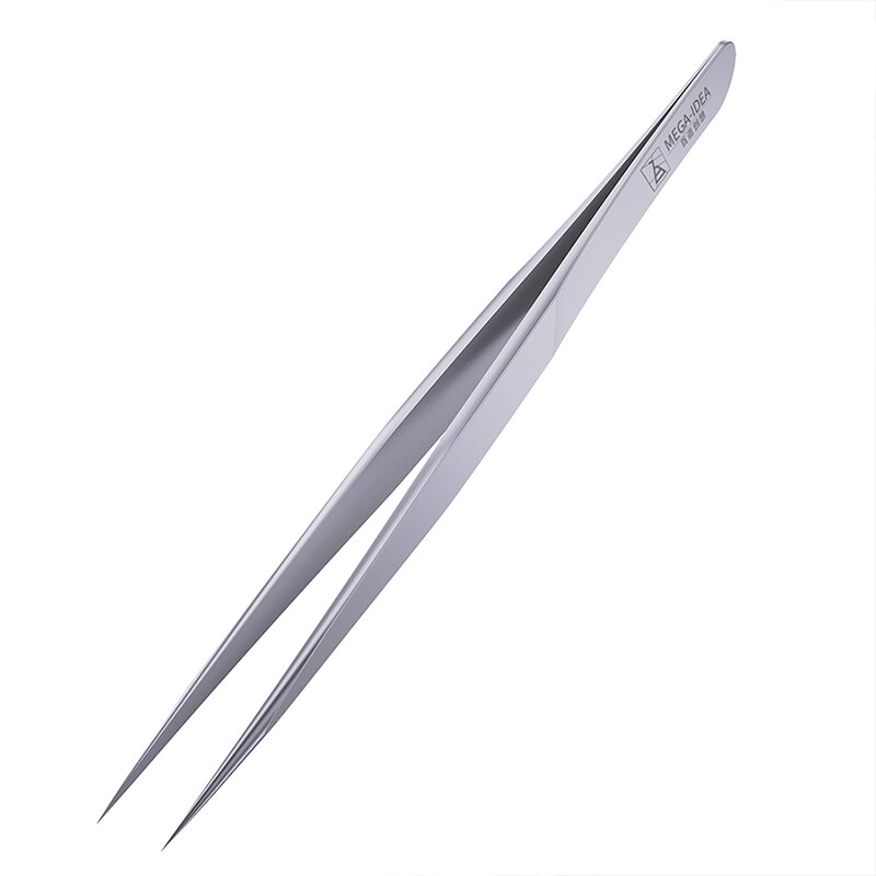 Pinzas MEGA-IEDA Reparación de teléfono de acero inoxidable no magnético de alta dureza 00-SA SS-SA 7-SA pinzas rectas/curvas multifunción
