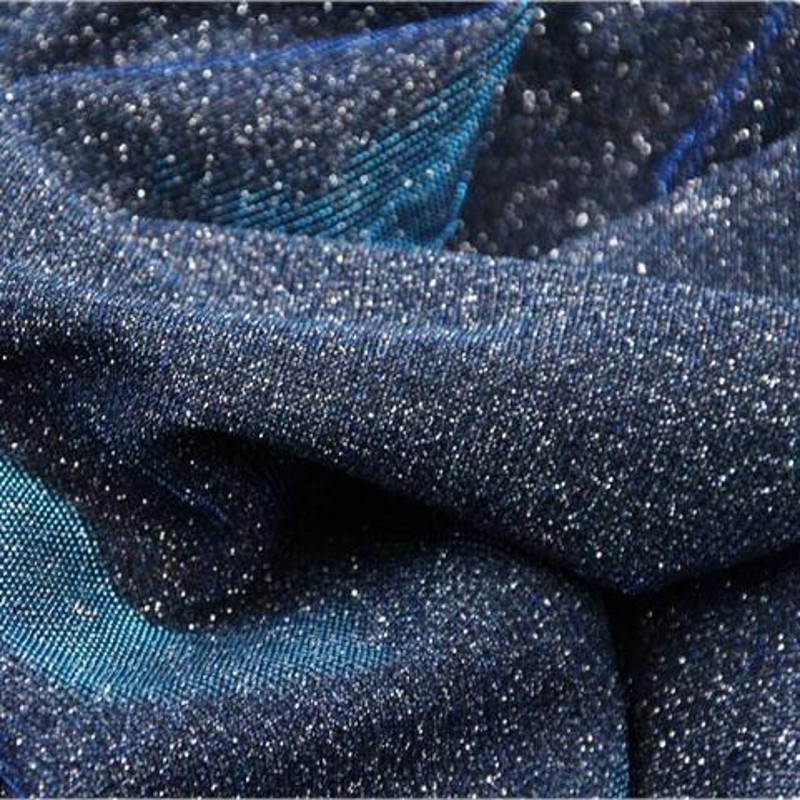 1/3/5/10m Tela de vestido de novia iridiscente con purpurina, tela holográfica brillante, tela brillante, tela de Cosplay para ropa de baile