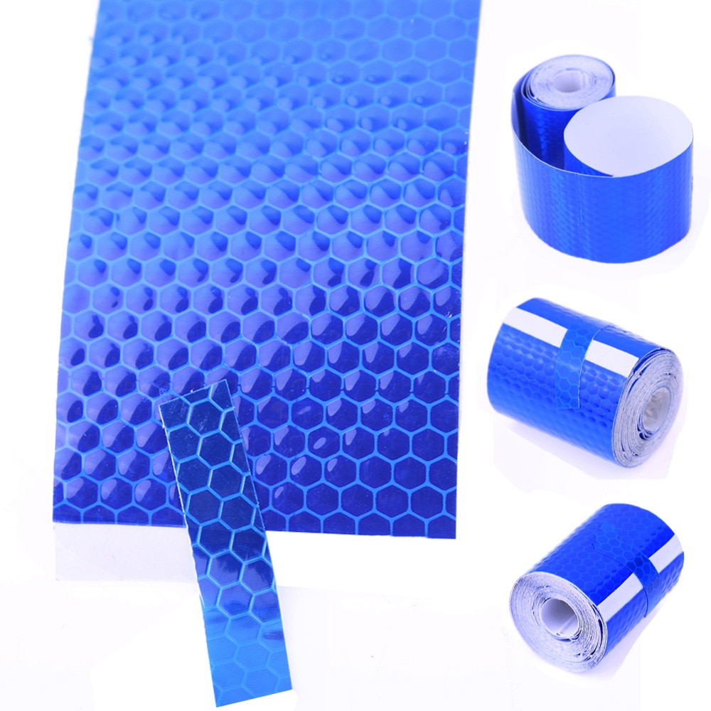 5 Cm * 300 Cm Auto Reflecterende Tape Decoratie Stickers Veiligheidswaarschuwing Reflectie Tape Film Reflector Sticker Voor Auto Motorfiets fiets