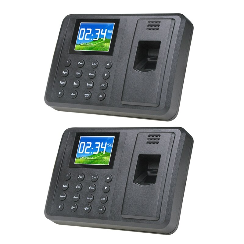 Fingerprint Time Attendance Machine ligent Biometric Fingerprint Clock Recorder Employee Recording Device