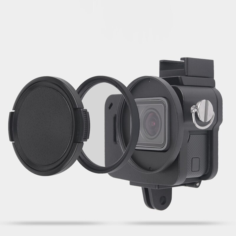 Aluminium Frame Case Lens Protector Housing Shell for GoPro HERO 7/ 6/5 Hard Protective Cage Case Shell