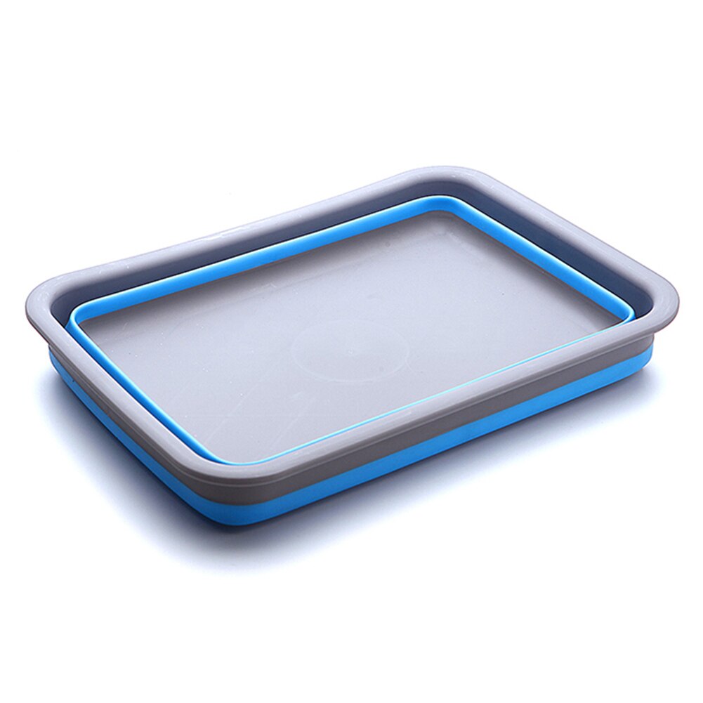 Portable Foldable Basin Eco-friendly Plastic Wash Basin Collapsible Washing Up Bowl Laundry Vegetables Washtub for Home Travel