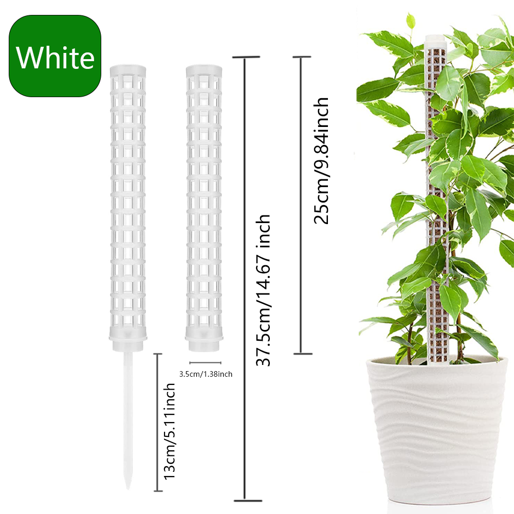 Palo de escalada para plantas, soporte de plantas, Marco enrejado, columna de musgo Sphagnum de agua, poste para vides de flores en maceta, extensión de escalada: Beige