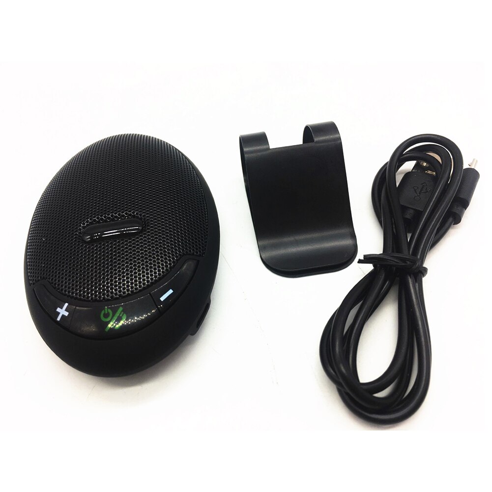 12V 4W BT-100 Compact ABS Smart Bluetooth 5.0+EDR Memory Connection Car Handsfree Speaker Bluetooth Speaker Accessories