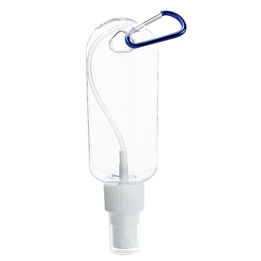 10 Pack Fijne Nevel Spray Fles Reizen Plastic Clear Sleutelhanger Spray Flessen Draagbare Hervulbare Lege Lekvrij Squeeze Container: 50ML