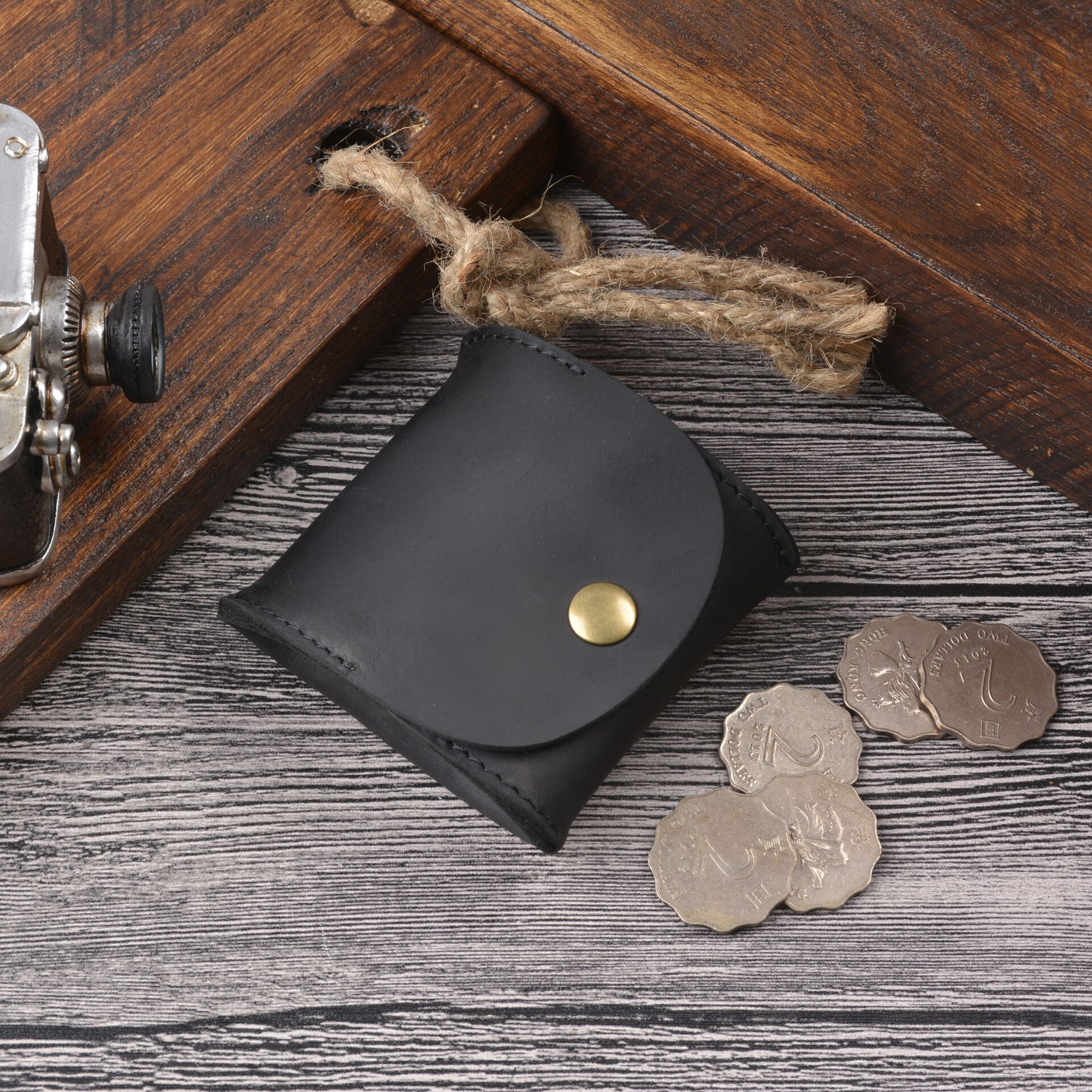 Monedero de cuero Vintage Medieval para hombre y mujer, monedero, bolsa de joyería, BILLETERA, accesorios para disfraz de cintura, bolso de Larp renacentista
