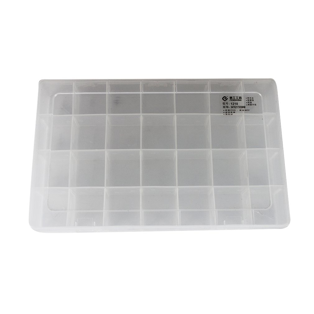 1210 Plastic Tool Box Transparent Toolbox Electronic Components Screw Storage Box Electronic Plastic Parts Tool Boxes