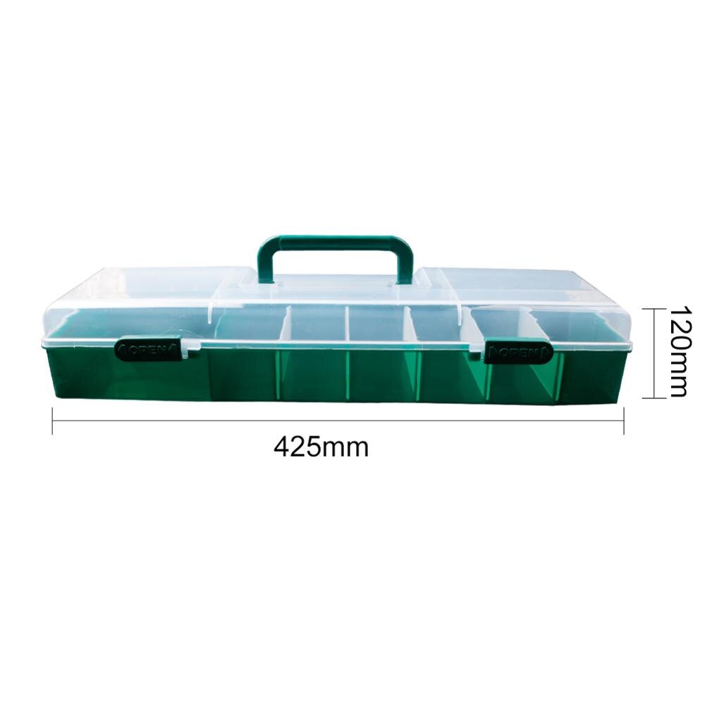 Waterproof Fishing Tackle Box Fishing Lure Spoon Hook Bait Storage Case Utility Box Carp Portable Outdoor Fishing Accessories: 7