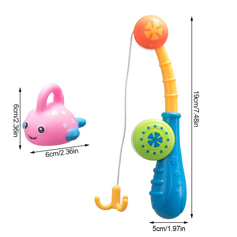 Kinderen Bad Speelgoed Set Bad Vissen Game Water Speelgoed Kleurrijke Drijvende Vis Met Haak Pole Voor Peuter Baby Jongens Meisjes