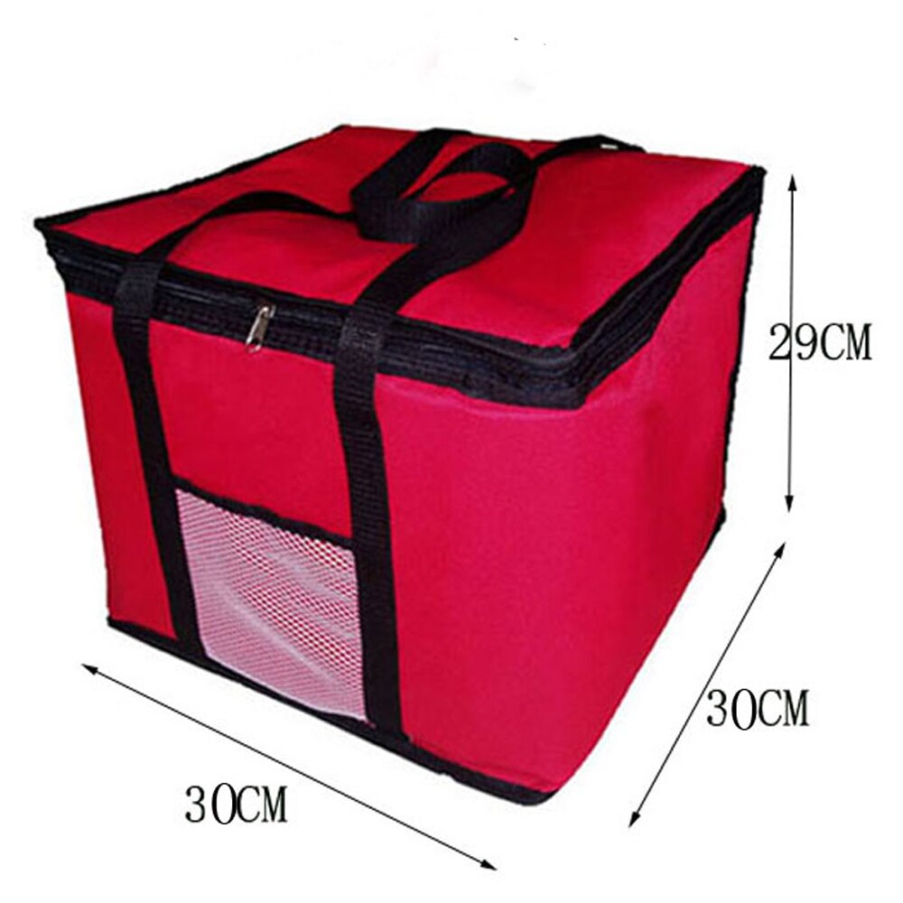 8 inch pizza thermal bag aluminum foil inner layer 3 size height thermal insulated lunch box