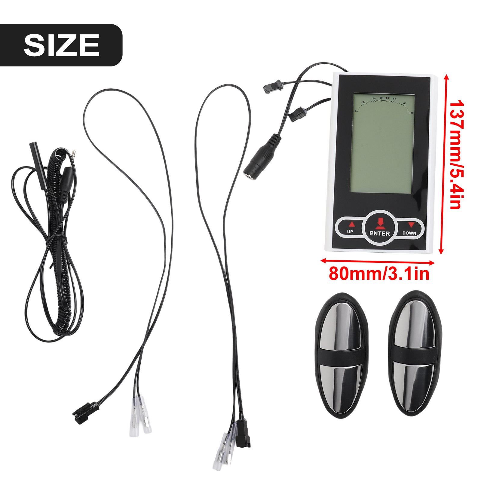 Moniteur de vélo d'exercice, compteur de vitesse, vélo stationnaire, entraîneur elliptique, affichage, équipement de gymnastique, accessoires
