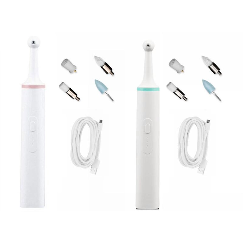 4 in 1 Starke Motor- Zahn Zahn Reinigung Politur Massage Reiniger Schleifen Kopf 667D