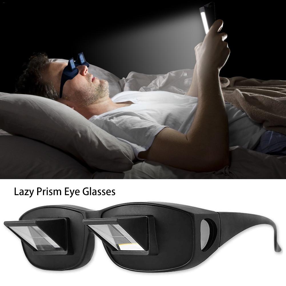 1 par dovne briller liggende seng vandrette briller vandrette briller til tv-visning og læsning  #25