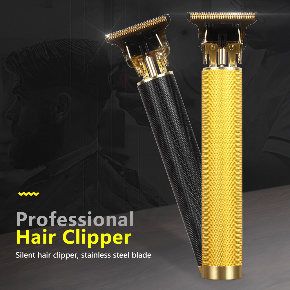 Cortadora de pelo recargable por USB T9 para hombre, máquina para cortar cabello con pantalla LCD, herramienta de estilismo para corte de pelo y barba, novedad de