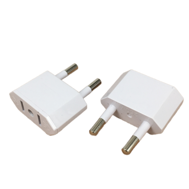 1 st eu-reseadapter amerikansk kina usa till eu euro europeisk typ c-kontakt elektrisk adapter ac-eluttag