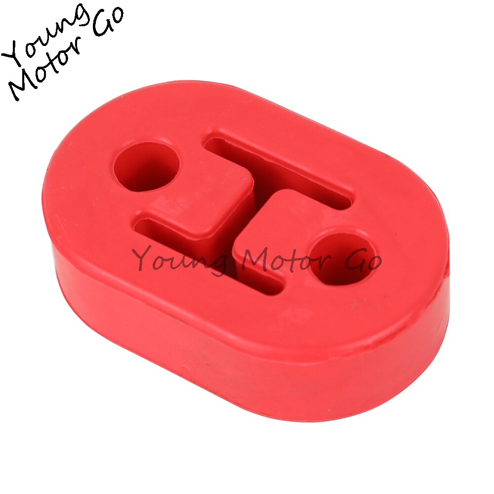 Soporte Universal de goma de poliuretano para tubo de escape de coche, colgador, silenciador, aislante, buje, WLR8952: S Red