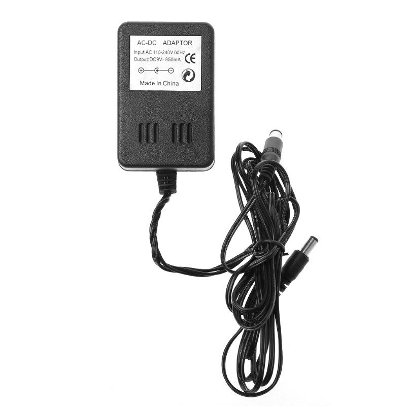 US Plug AC Power Input is 110-240V 60Hz Output is DC 9V 850mA Adapter Cable For NES Super Nintendo SNES Sega Genesis