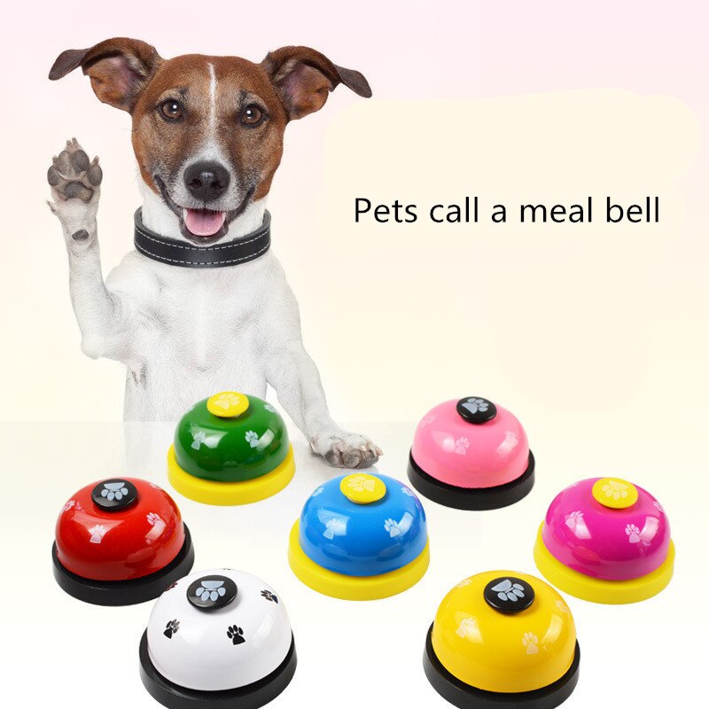 Huisdier Speelgoed Training Genoemd Diner Kleine Bel Footprint Ring Hond Speelgoed Voor Teddy Puppy Pet Call Hond Repeller Kat Hond levert