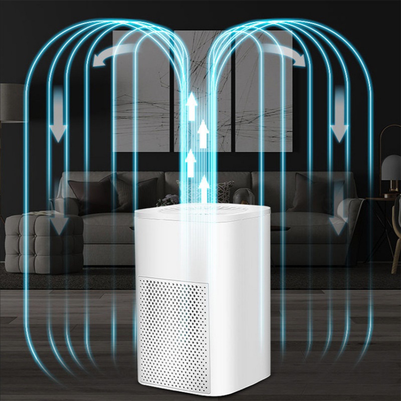 Air Purifier Ionizer Generator Deodorizer USB Cleaner Remove Formaldehyde PM2.5 Smoke Odor Allergies Pets Hair Home