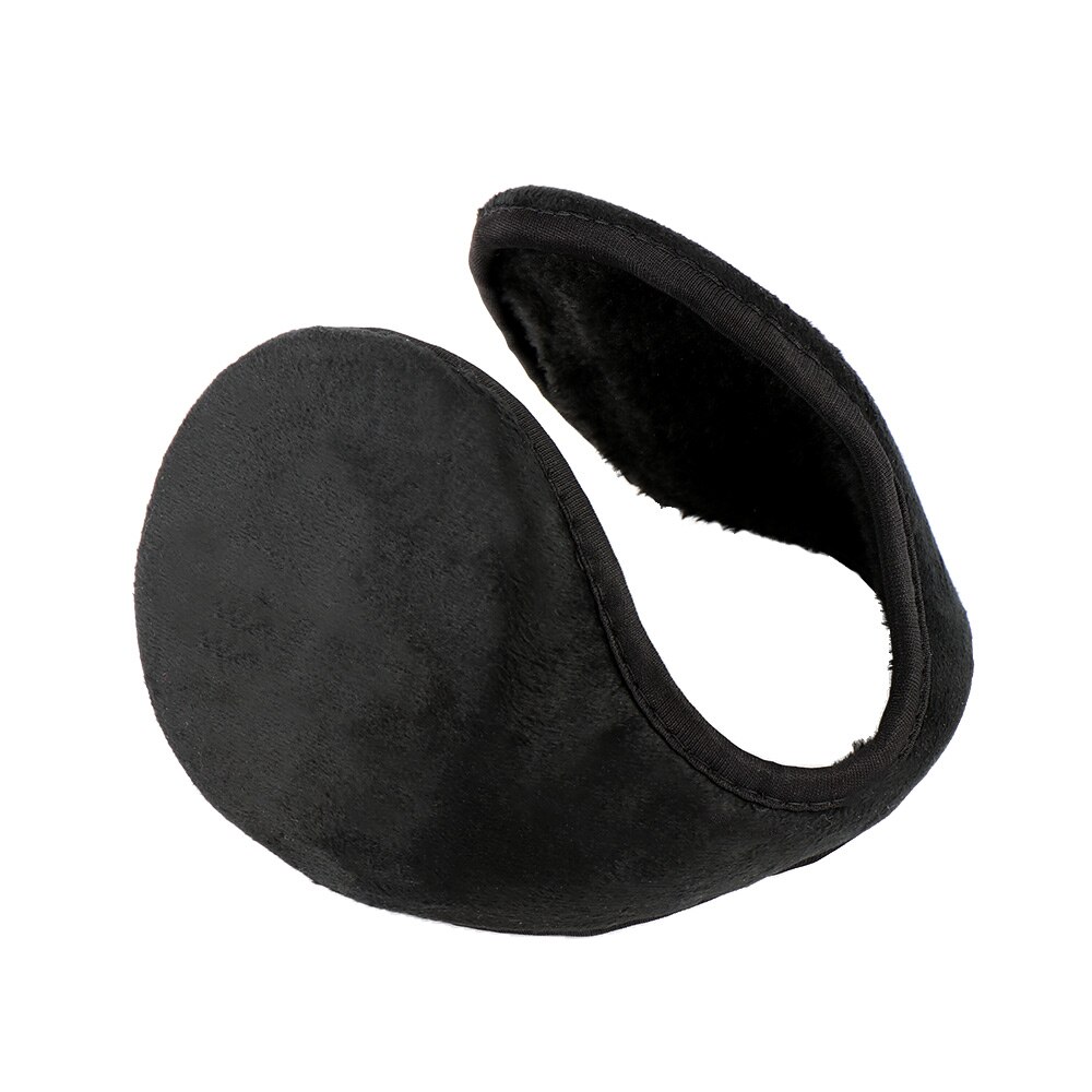 ¡Producto en oferta! Orejeras Unisex, orejeras negras, orejeras de lana, calentadores de invierno para las orejas, calentadores para las orejas para hombres y mujeres, de la cabeza