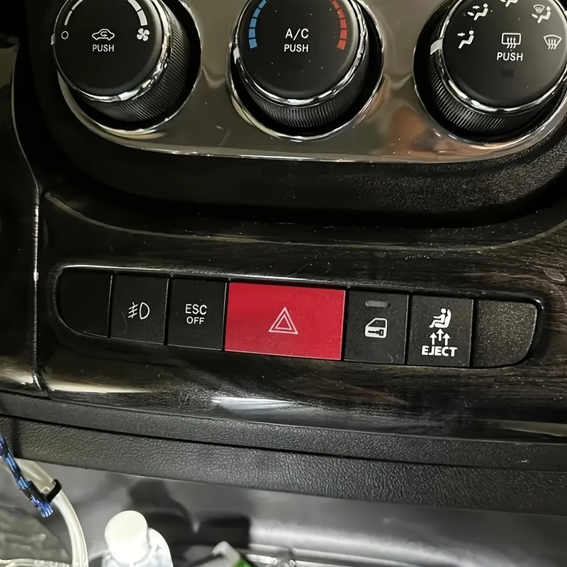 Vinyl Passenger Ejection Seat Stickers For Vehicle Dash Novelty Eject Dash Switch Labels Unused Button Decoration Decal