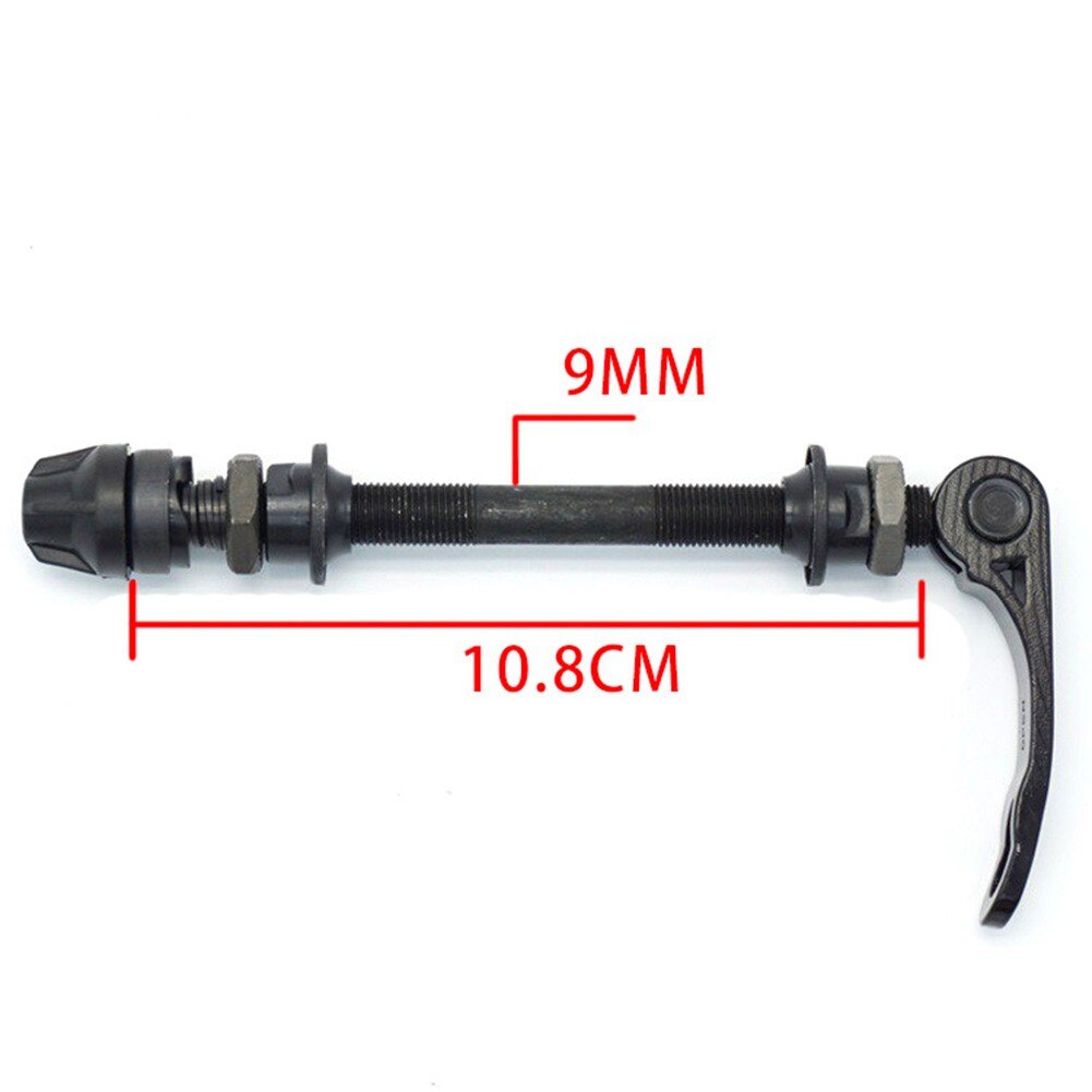 Axe de vélo à dégagement rapide, roue de bicyclette de montagne avant arrière, jeu de brochettes, peau d'essieu QR outil cyclisme axe Central, 4 pièces