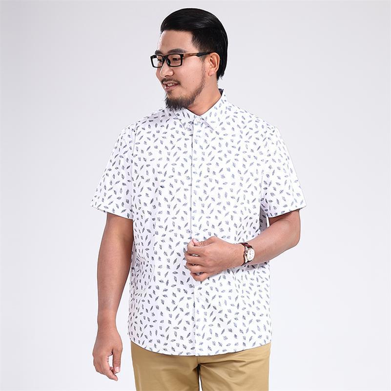9XL 8XL camisas de talla grande para hombres, , cuello vuelto, ajuste Delgado, hombres, hombres, hombre, verano, Casual, camisa de negocios, manga corta para hombres: 2 / 6XL