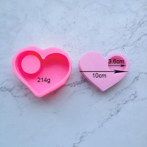 Candle Holder Concrete Molds Different Shapes Candlestick Plaster Crafts Mould Succulents Cement Clay Molds: 5