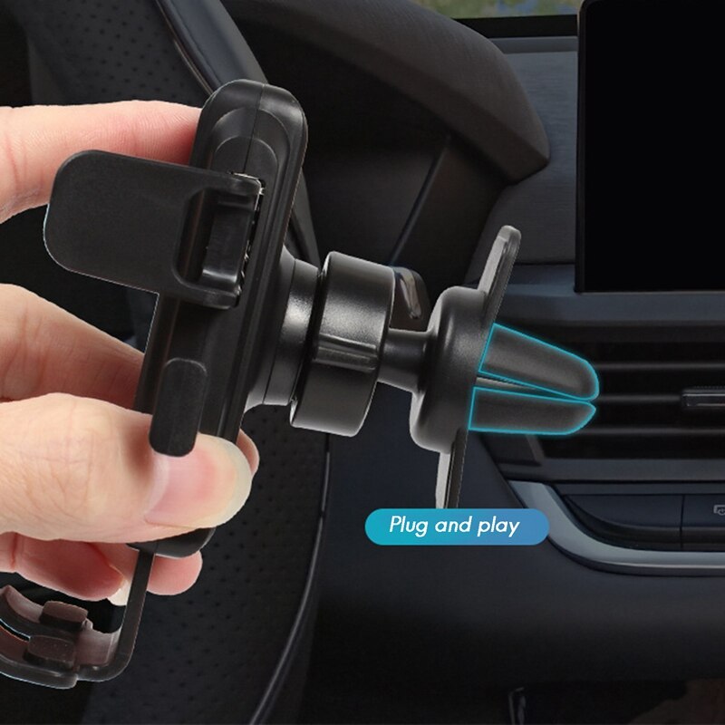 Universele Auto Telefoon Houder Mobiele Telefoon Clip Luchtuitlaat Gesp Voor Auto 'S Compatibel Met De Meeste Smartphones