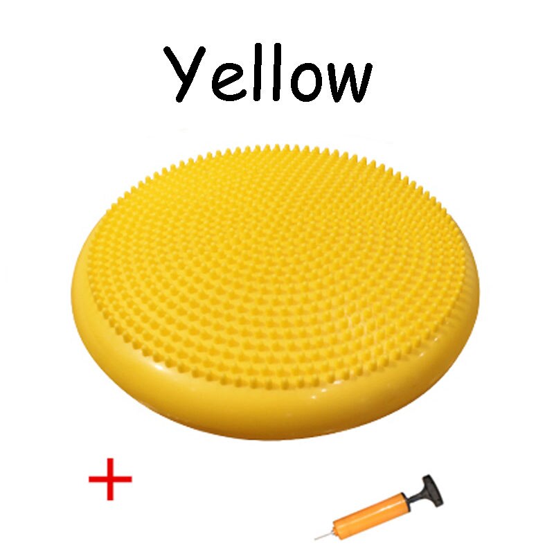 34CM Yoga Balls Pad Wheel Stability Balance Ball Massage Cushion for Fitness Pilates Pad Gym Exercise Balance Ball