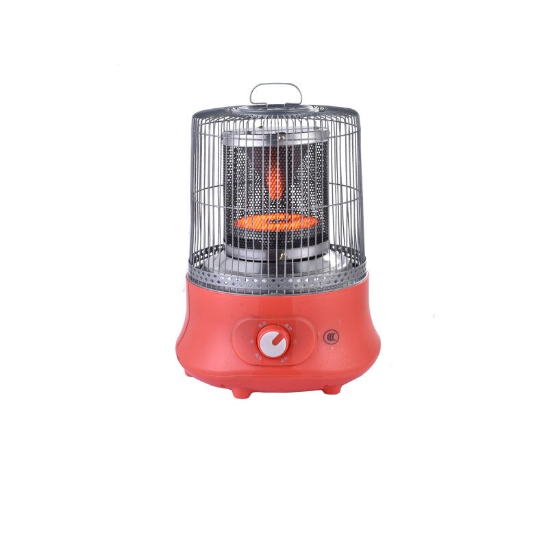 1000W Elektrische Heizung Film Heizung Kohlenstoff Kristall Vogel KäFeige Knopf Typ Elektrische Heizung Haushalts Heizung: rot Flamme rot
