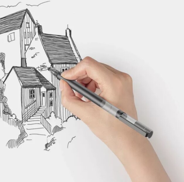 Xiaomi Mijia – stylo à pointe Super Durable, 0.5mm, stylo MI pour signature de bureau/école, lisse, suisse, noir, rouge, recharge