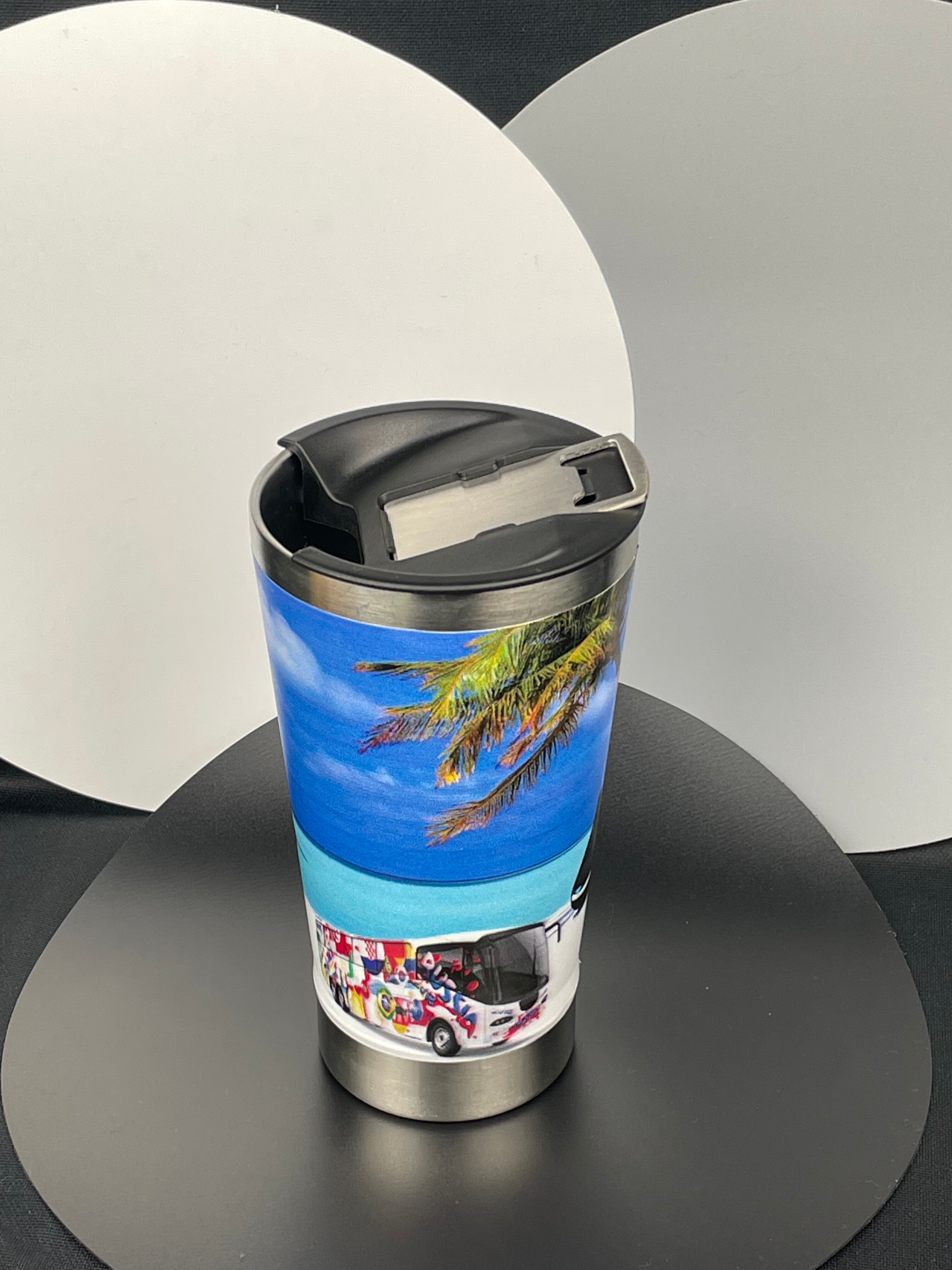 Termo de cerveza de 473ml con abrebotellas, taza de agua fría, aislamiento térmico al vacío, embalaje de caja de , en 24 horas, novedad
