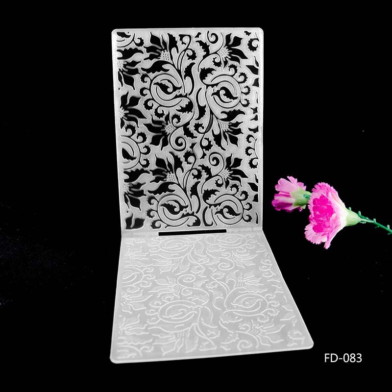 AZSG Butterfly Flowers Plastic Embossing Folder For Scrapbooking Type Photo Album Card Paper Craft Template Mold