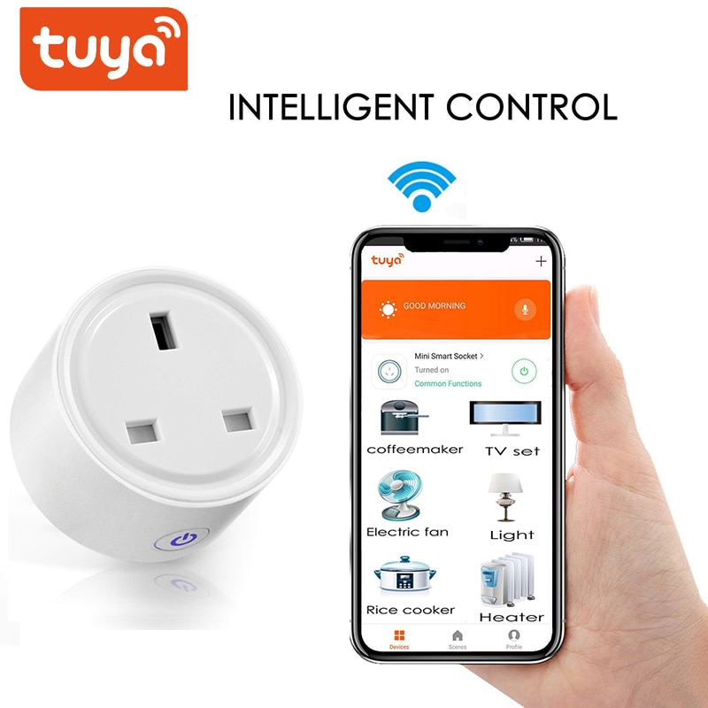 Smart Plug Universal 16A US/UK WiFi Adapter Timing Functie Voice Control Power Smart Switch Support Google Home Alexa Tuya App