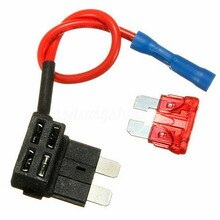 5sets Car Add-a-circuit Fuse TAP Adapter Standard ATO ATC Auto Blade Fuse Holder And Fuse Holders