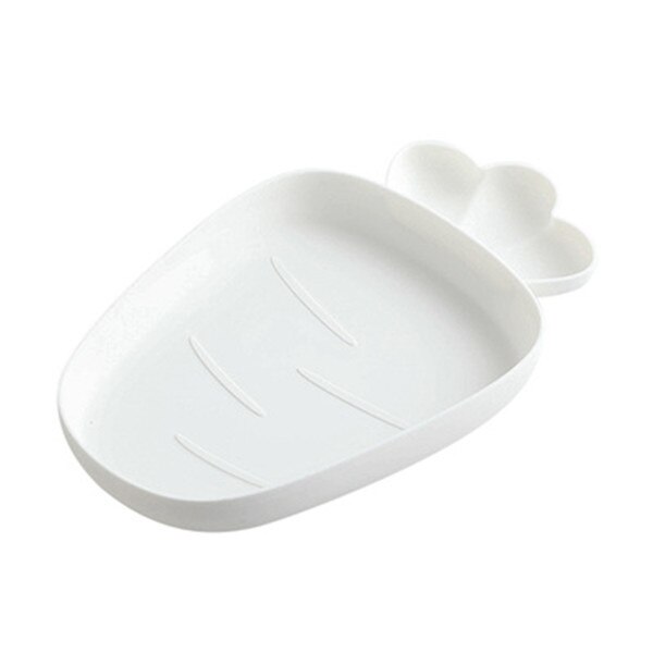 Pink White Plastic Plate Candy Nut Snacks Fruits Storage Tray Pineapple Dish Desktop Storage Container Home Decoration